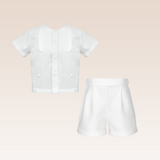Owyn Baby Boys White Christening Set
