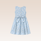 Amie Girls Blue Floral Dress