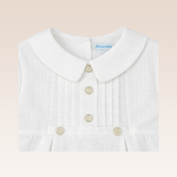 Ayden Baby Boys White Romper Christening Set