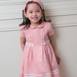 Sarie Girls Pink Dress with Headband