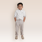Pierre Boys Long Sleeve Polo