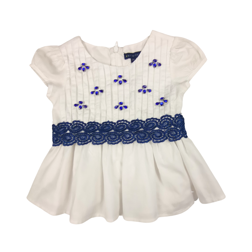 Lea Kids Girls 2y White Blouse