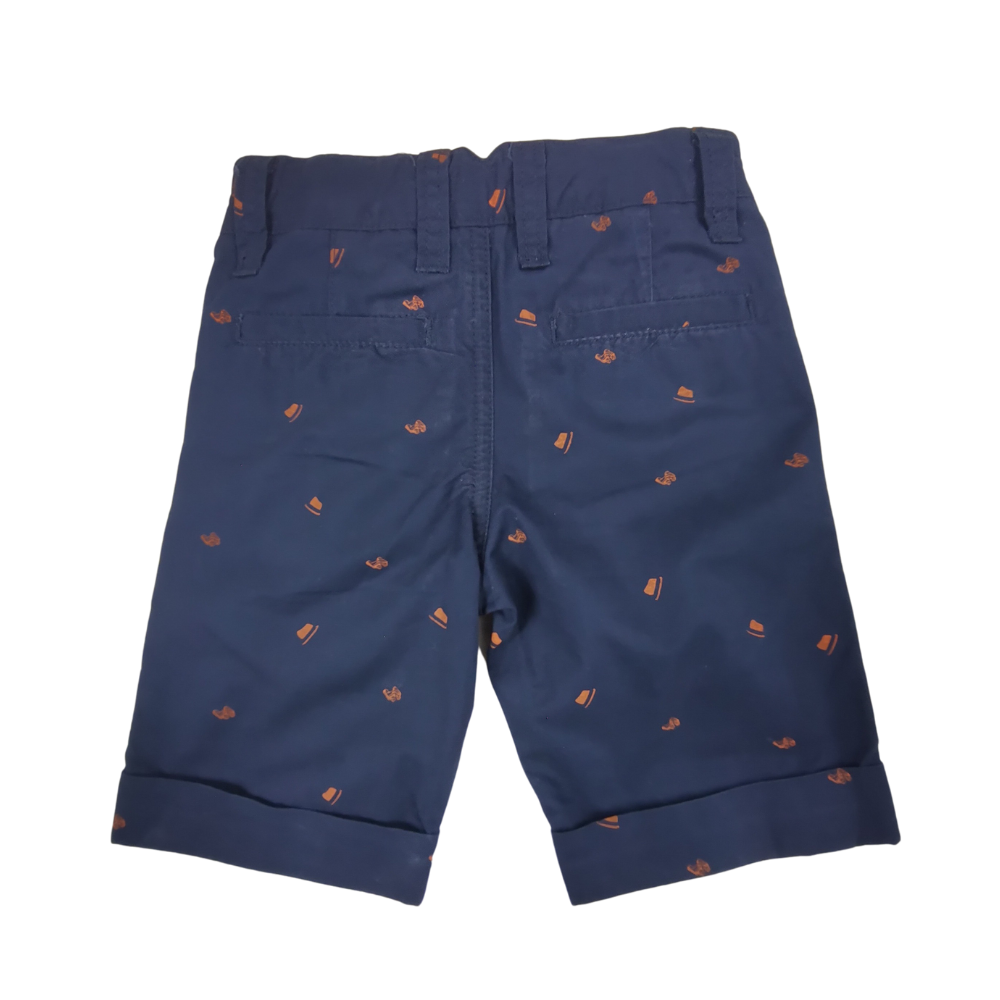 Periwinkle Kids Boys Treimon 1y Navy Shorts