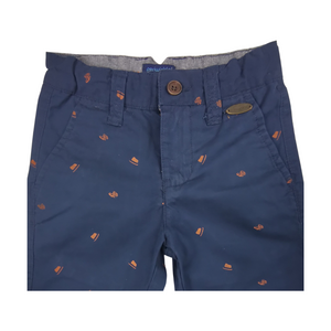 Periwinkle Kids Boys Treimon 1y Navy Shorts