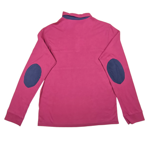 Russ  Kids Boys14y Plum Long Sleeved Polo Shirt
