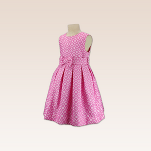 Ghyslain Girls Floral Jacquard Party Dress