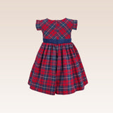 Danica Baby Girls Red Checkered Party Dress with Diaper Cover