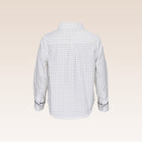Ethan Boys White Printed Long Sleeves