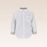 Ethan Boys White Printed Long Sleeves