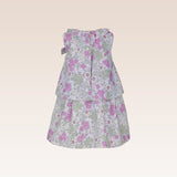Delphine Baby Girls Lilac Floral Tiered Dress