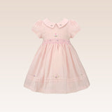 Hazel Baby Girls Pink Smocked Dress
