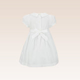 Hazel Baby Girls Ivory Smocked Dress