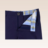Mateo Boys Navy Slim-Fit Shorts