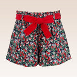 Adele Girls White Top and Shorts Set