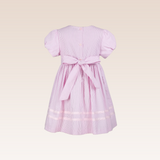 Desiree Girls Pink Striped Dress