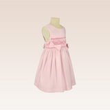 Hallie  Girls Pink Smocked Dress