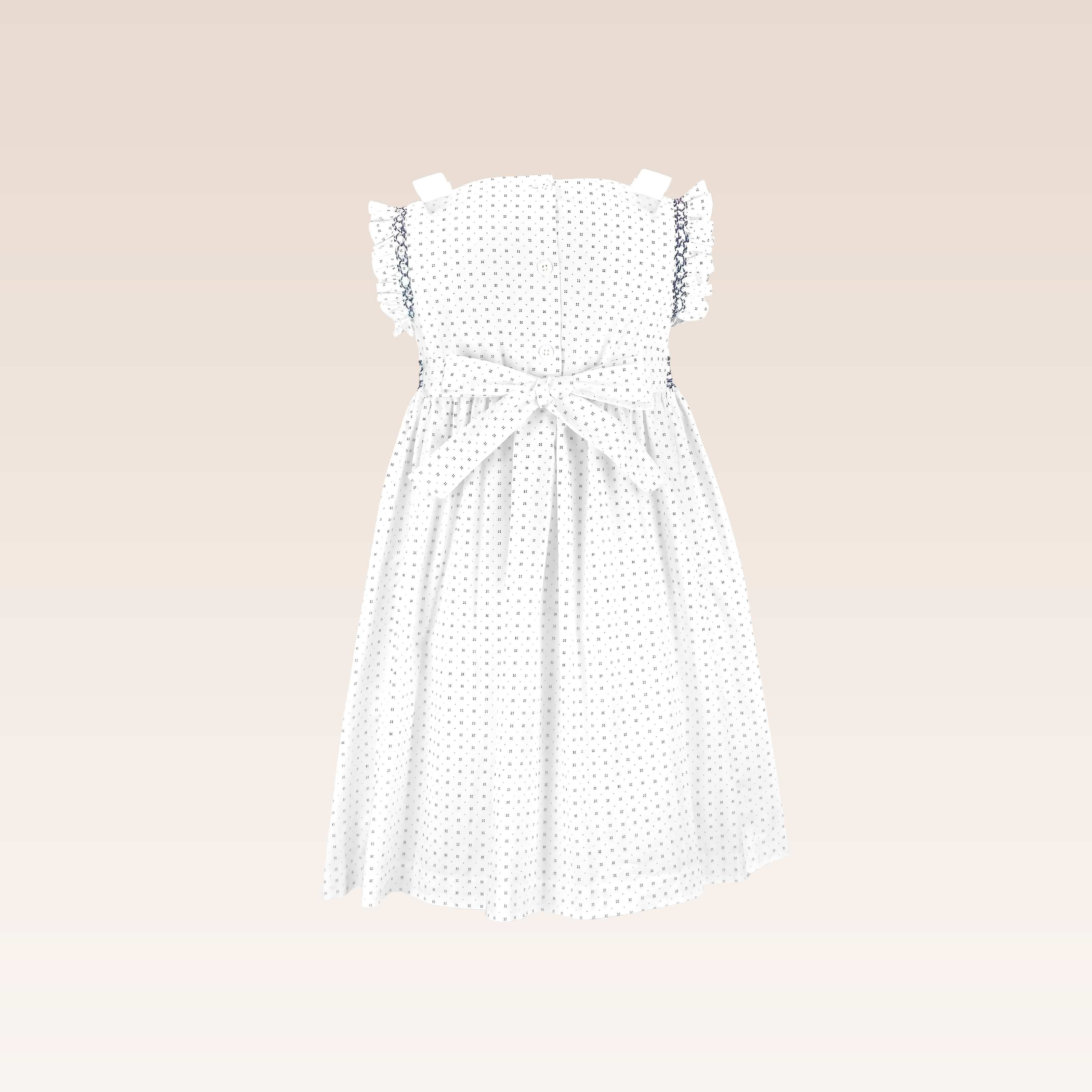 amazon ladies white dresses Elowyn Girls White Smocked Dress – Periwinkle