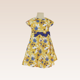 Enah Girls Yellow Floral Dress