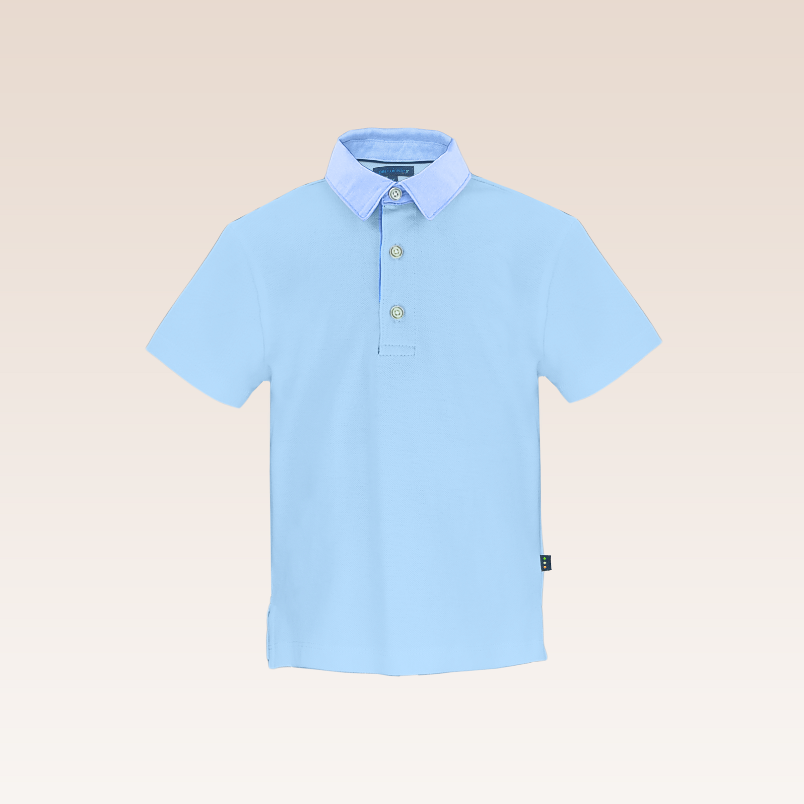 Imman Boys Blue Polo Pique Shirt