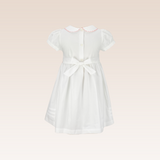 Hedi  Baby Girls White Smocked Dress
