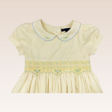 Hedi Baby Girls Yellow Smocked Dress