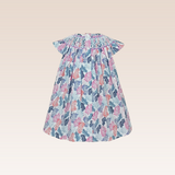 Holly Baby Girls Blue Smocked Dress