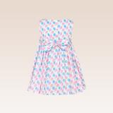 Ilai Baby Girls Blue Smocked Dress Set