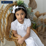 Berthe Girls White Smocked Dress