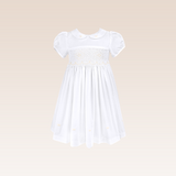 Berthe Girls White Smocked Dress