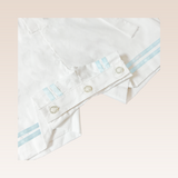 Emré Baby Boy White Blue Christening Romper Set