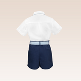 Nemo Boys Top and Shorts Set with Bowtie and Belt