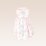 Aliyah Baby Girls Pink Button-Front Dress