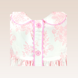 Aliyah Baby Girls Pink Button-Front Dress