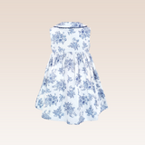 Aliyah Baby Girls Navy Button-Front Dress