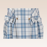 Maeva Girls Blue Checkered Dress