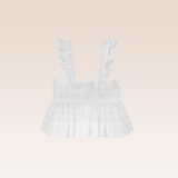 Noreen Girls Ivory Textured Top
