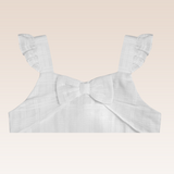 Noreen Girls Ivory Textured Top