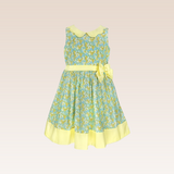 Delany Girls Yellow Floral Dress