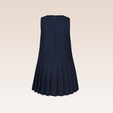 Orah Girls Navy Drop-Waist Dress