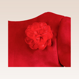 Nerie Girls Red Textured Dress
