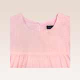 Portia Girls Pink Tiered Top