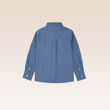 Malcolm Boys Blue Button-Down Long Sleeves