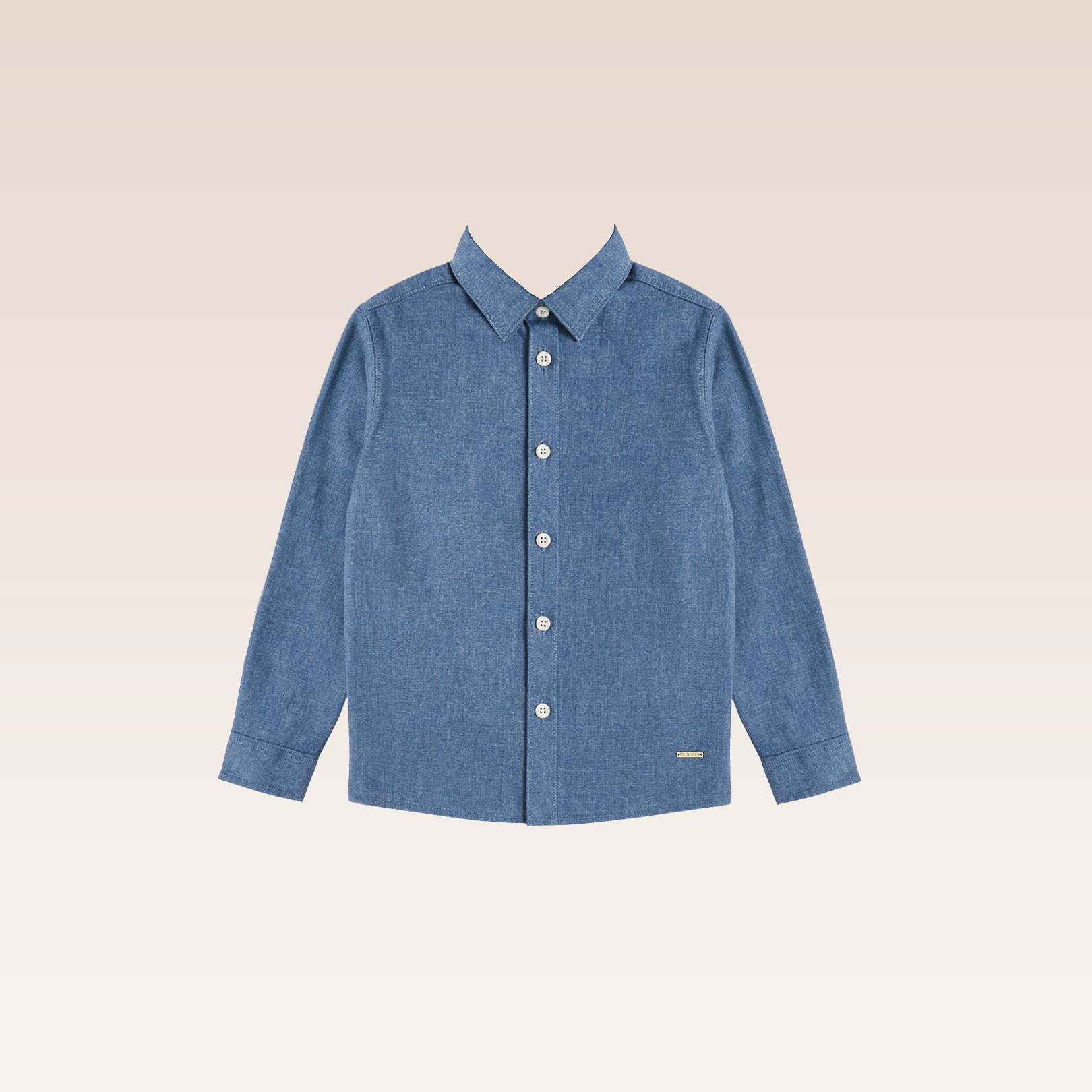 Malcolm Boys Blue Button-Down Long Sleeves