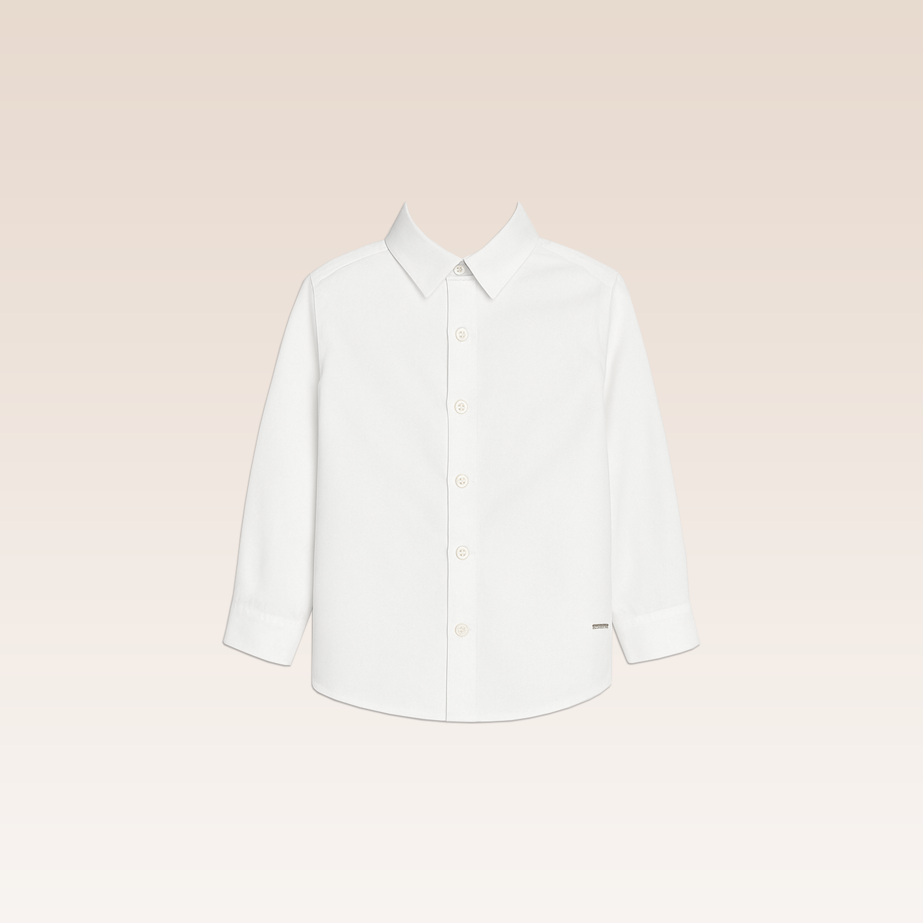 Malcolm Boys Ivory Button-Down Long Sleeves
