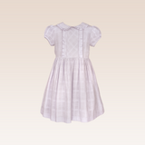 Letisha Girls Lilac Textured Dress