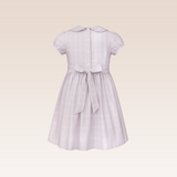 Letisha Girls Lilac Textured Dress