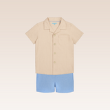 Mylo Baby Boys Blue Top and Shorts Set