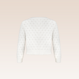 Sienna  Baby Girls White Knitted Cardigan