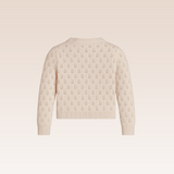 Sienna Girls Beige Knitted Cardigan