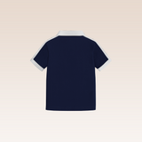 Raylan Boys Navy Polo Pique Shirt